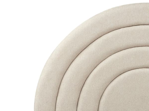 Enkeltseng Beige Stoff Enkeltseng 90 x 200 cm Minimalistisk Retro Design Oppbevaring