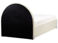 Miniatyrbilde 7 av 11: Oppbevaringsseng Beige Stoff Enkeltseng 90 x 200 cm Minimalistisk Retro Design Oppbevaring