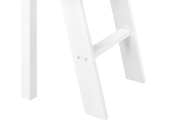 Barneseng i Hvit Furu Enkeltseng 90 x 200 cm med Lamellramme Seng for Småbarn