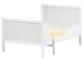 Miniatyrbilde 6 av 11: Uttrekkbar Barneseng i Hvit Furu 90 x 200 cm med Lamellbunn Moderne Barneseng