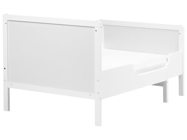 Uttrekkbar Barneseng i Hvit Furu 90 x 200 cm med Lamellbunn Moderne Barneseng