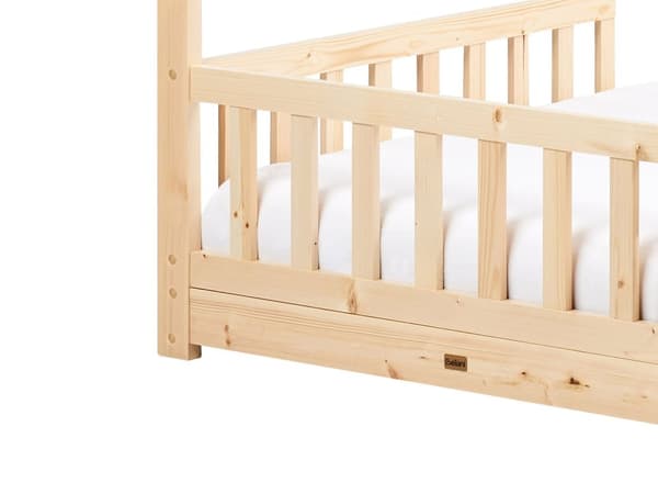 Barneseng Lyst Furu 90 x 200 cm Enkeltseng med Sengeramme med Lameller