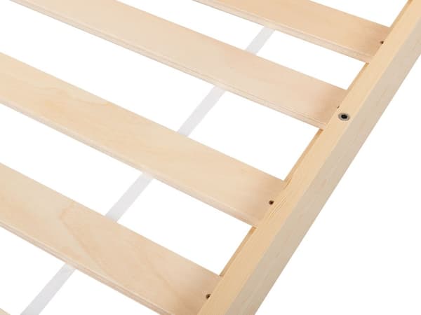 Barneseng Lyst Furu 90 x 200 cm Enkeltseng med Sengeramme med Lameller
