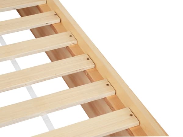 Barneseng i Lyst Furu 90 x 200 cm Enkeltseng med Lamellramme Oppbevaringsskuffeseng for Småbarn