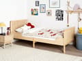 Miniatyrbilde 4 av 11: Uttrekkbar Barneseng i Lyst Furutre 90 x 200 cm med Lamellbunn Moderne Seng