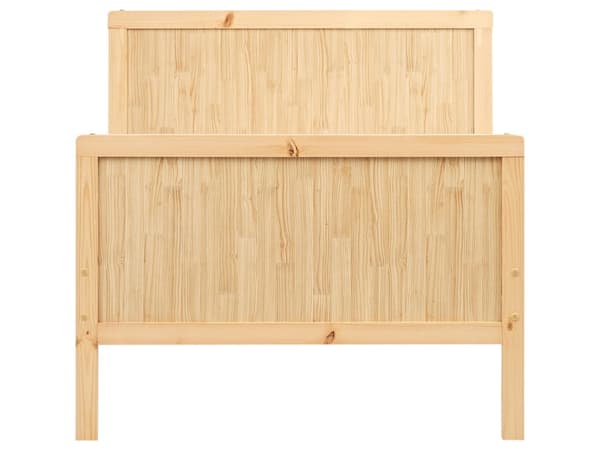 Uttrekkbar Barneseng i Lyst Furutre 90 x 200 cm med Lamellbunn Moderne Seng