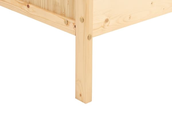 Uttrekkbar Barneseng i Lyst Furutre 90 x 200 cm med Lamellbunn Moderne Seng