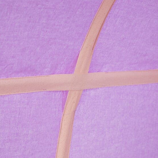 Loftsäng Med Gardin Och Tunnel 90x200 Cm - Purple Peach