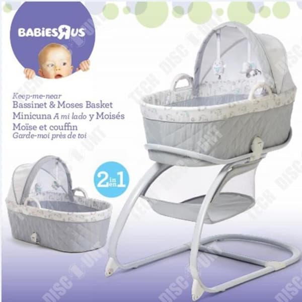 TD® Baby shaker vibration koaxial sömn med rullar med löstagbart myggnät hopfällbar nyfödd spelbädd lätt säng i sängen