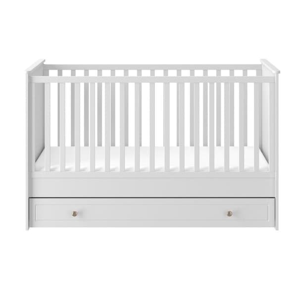 Bellamy – Marylou snow bliss spjälsäng / barnsäng 70x140   – Färg: Barnsäng