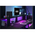 Miniatyrbild 5 av 6: Kombinerad loftsäng för barn LED Gamer ONLINE - 90 x 200 cm - Mattsvart - Sängbotten ingår - PARISOT