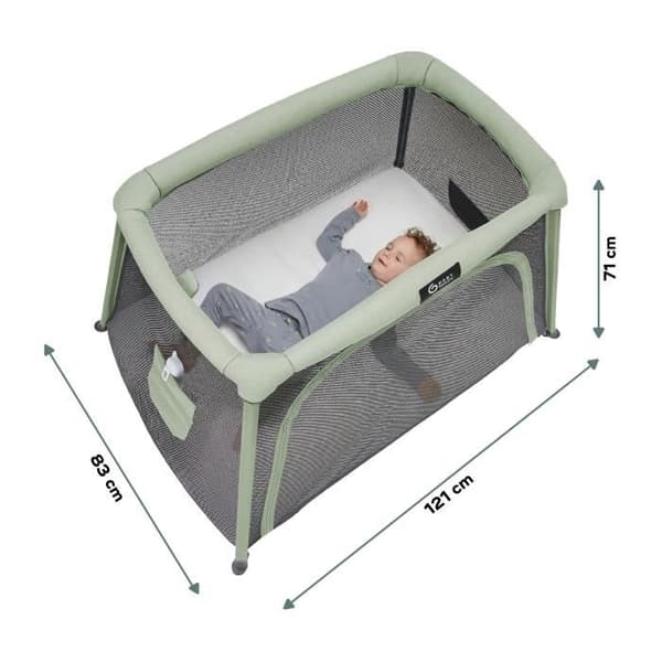 Babymoov Paraplyspänt 3-i-1 Moov och Comfy - Från födseln upp till 4 år - Spjälsäng Stor Extrasäng &amp; Lekeområde