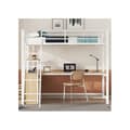 Miniatyrbild 2 av 6: Ljust mezzanin, 90*200 cm, laminatdesign, utan madrass, vit