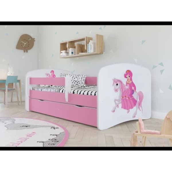 Babydreams rosa prinsesssäng till häst utan låda, utan madrass 140/70 - Kocot Kids