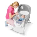 Miniatyrbild 4 av 4: Kinderkraft LOVI Babyvagga, Resesäng, Småbarnssäng, Grå