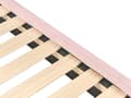 Miniatyrbilde 8 av 11: Seng Rosa Fløyel Polstret Ramme Nakkestøtte 90 x 200 cm Enkeltseng Soverom Barnerom Moderne Tradisjonell