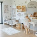 Miniatyrbild 9 av 11: Småbarnssäng med Sängkanter – Träsäng för Barn – Barnsäng med Räcken – Montessori Sängram för Barn