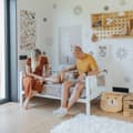Miniatyrbild 5 av 11: Småbarnssäng med Sängkanter – Träsäng för Barn – Barnsäng med Räcken – Montessori Sängram för Barn