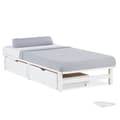 Miniatyrbillede 1 af 11: Palletrammeseng, Home, 90x200 cm, Hvid