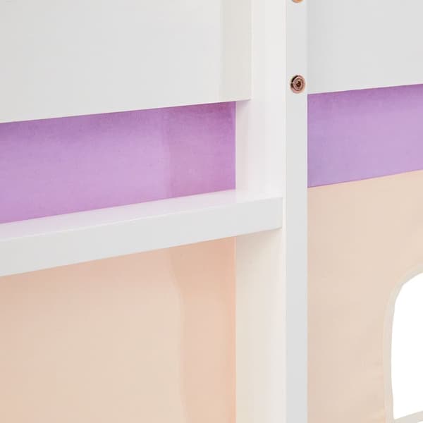 Mökki-sänky, 90x200 cm, Violetti
