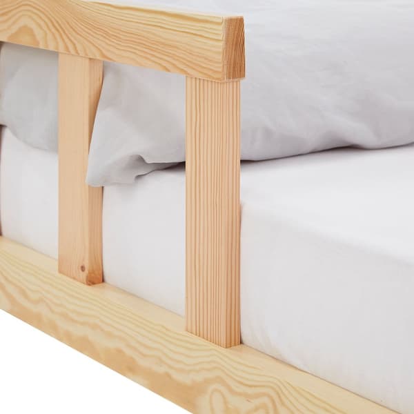 Taaperon lattiavuode, Montessori-vuode, 120x200 cm, Luonnollinen