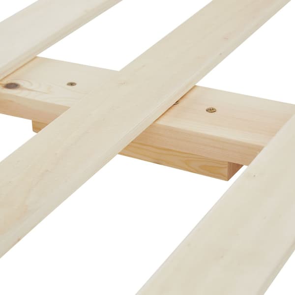Taaperon lattiavuode, Montessori-vuode, 120x200 cm, Luonnollinen