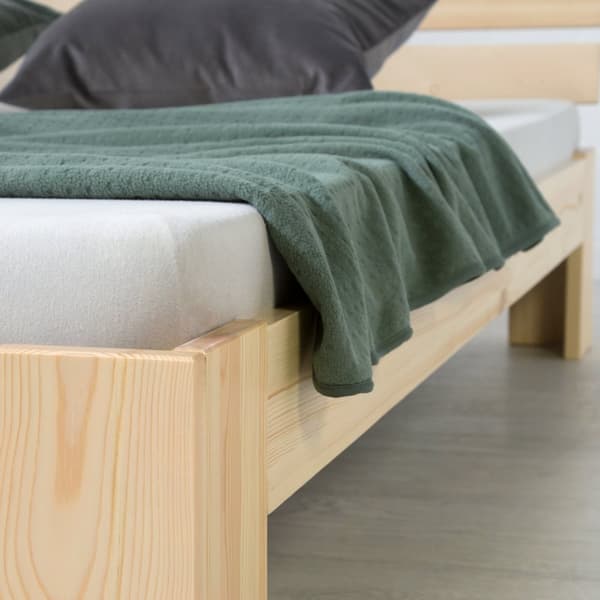 Yhden hengen sänky, 90x200 cm, Luonnollinen mänty