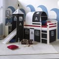 Miniatyrbillede 4 af 10: Loft Seng, 207.5x228x219.5 cm, Sort og Hvid