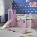 Miniatyrbild 4 av 10: Loftsäng, 90x200 cm, Rosa
