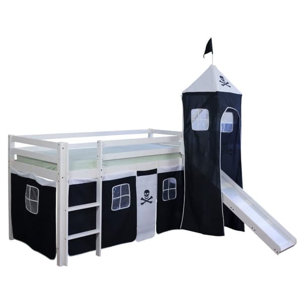 Loft Seng, 90x200 cm, Sort