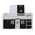 Miniatyrbillede 7 af 11: Loft Seng, 90x200 cm, Sort