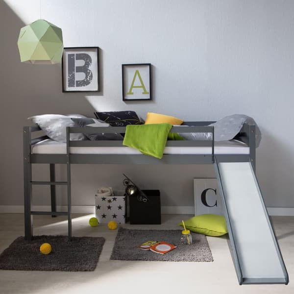 Loft Seng, Home, 90x200 cm, Grå