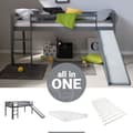 Miniatyrbillede 1 af 11: Loft Seng, Home, 90x200 cm, Grå