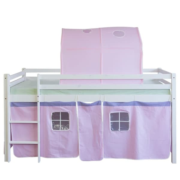 Loftseng, 90x200 cm, Pink