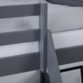 Miniatyrbillede 10 af 11: Køjeseng, 90x200 cm, 140x200 cm, Grå