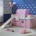 Miniatyrbillede 10 af 11: Hemseng med Madras, 207.5x110x219.5 cm, Hvid og Pink