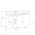Pikkukuva 8 / 8: Loft-vuode, Home, 90x200 cm, Sininen
