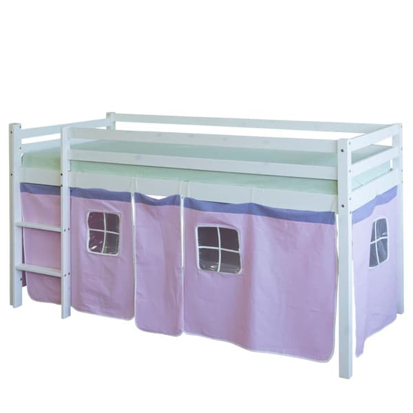 Loft Seng, 90x200 cm, Pink