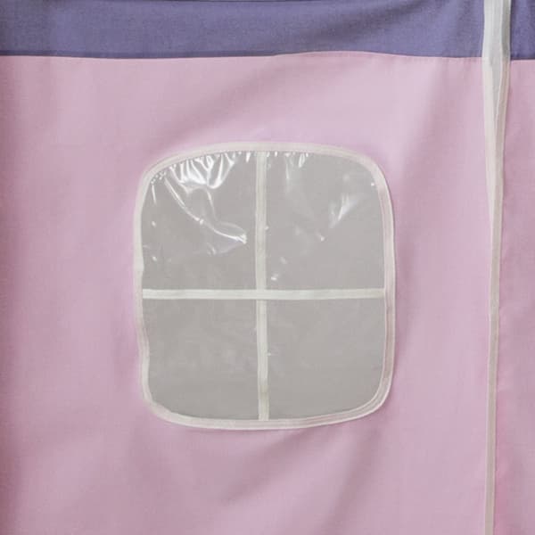 Sängynverho, 90x200x75 cm, Pinkki