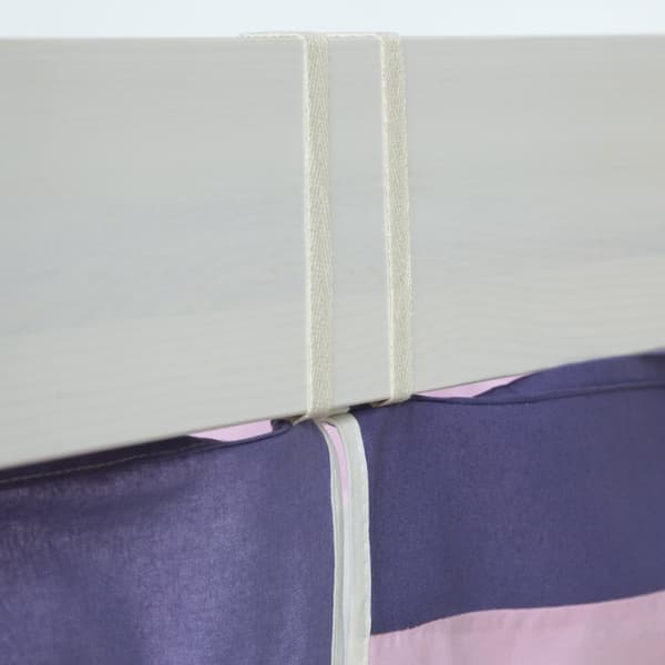 Sängynverho, 90x200x75 cm, Pinkki