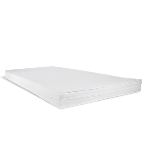 Loft Seng, 90x200 cm, Hvid og Sort