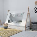 Miniatyrbillede 6 af 11: Hus Seng, Home, 90x200 cm, Hvid