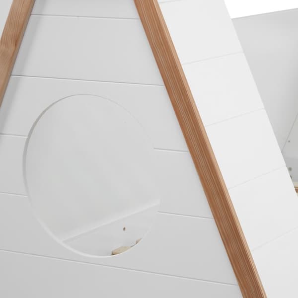 Hus Seng, Home, 90x200 cm, Hvid