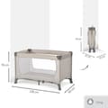 Miniatyrbild 3 av 4: Dream n Play resesäng - HAUCK - beige - 60 x 120 cm - Madrass ingår - 1 plats - Barn