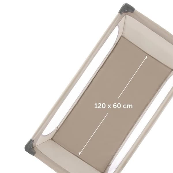 Dream n Play resesäng - HAUCK - beige - 60 x 120 cm - Madrass ingår - 1 plats - Barn