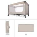 Miniatyrbild 2 av 4: Dream n Play resesäng - HAUCK - beige - 60 x 120 cm - Madrass ingår - 1 plats - Barn