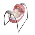 Miniatyrbillede 1 af 2: Elektrisk Babyvugge, Egnet til 0-12 Måneder, Belastningskapacitet 18 kg,Lyserød