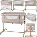 Miniatyrbild 1 av 4: MoMi SMART BED - 4in1 - Samsovsäng, Spjälsäng - multifunktionell - Beige