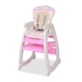 Miniatyrbild 2 av 8: 3-I-1 Konvertibel Barnstol Med Bord Rosa