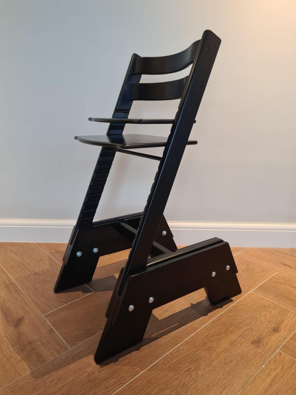 Tripp Trapp High Chair Booster for Kitchen Island - Table Island - Kitchen - Bar - High Table - Jack-Up TT - Wood